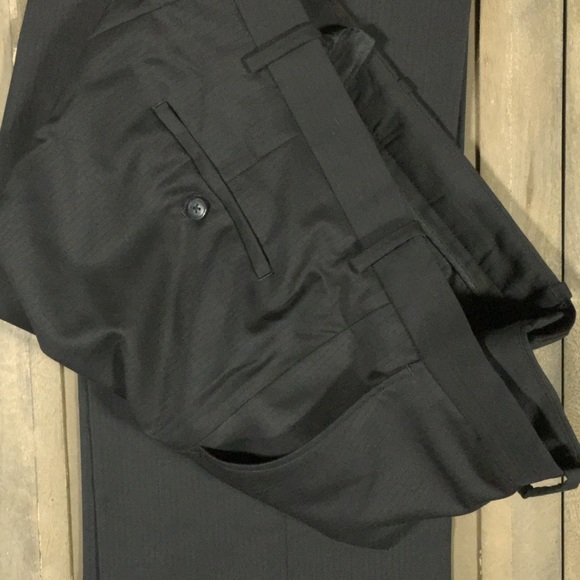 Perry Ellis Suit - Textured (pant), Black, 34W/32L - Picture 3 of 6
